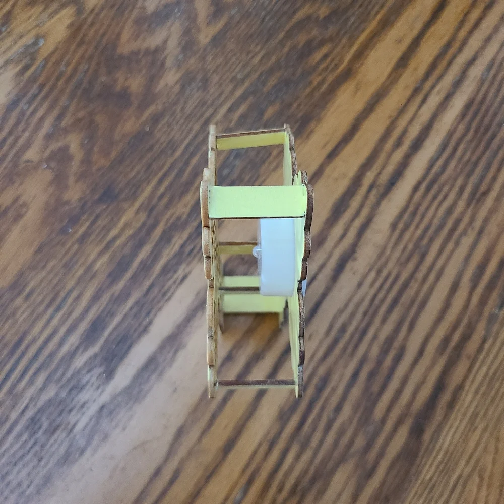 💡HANDPAINTED Wooden Scrolled Cross Shadowbox